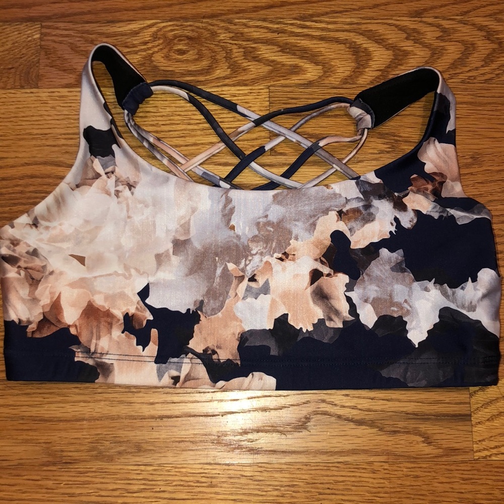 Onzie Floral sports bra, large